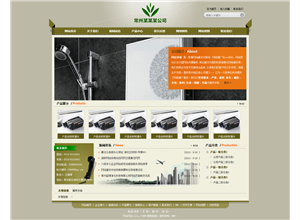 青色大气浴缸蓬头模板